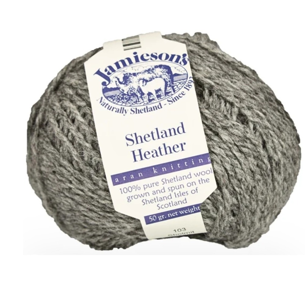 NEW Scottish Jamieson's Shetland Heather Aran Yarn
